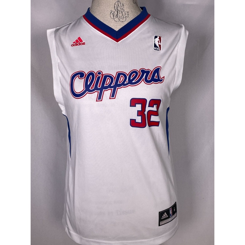 Blake Griffin #32 Los Angeles Clippers NBA Adidas White Jersey Women's MEDIUM